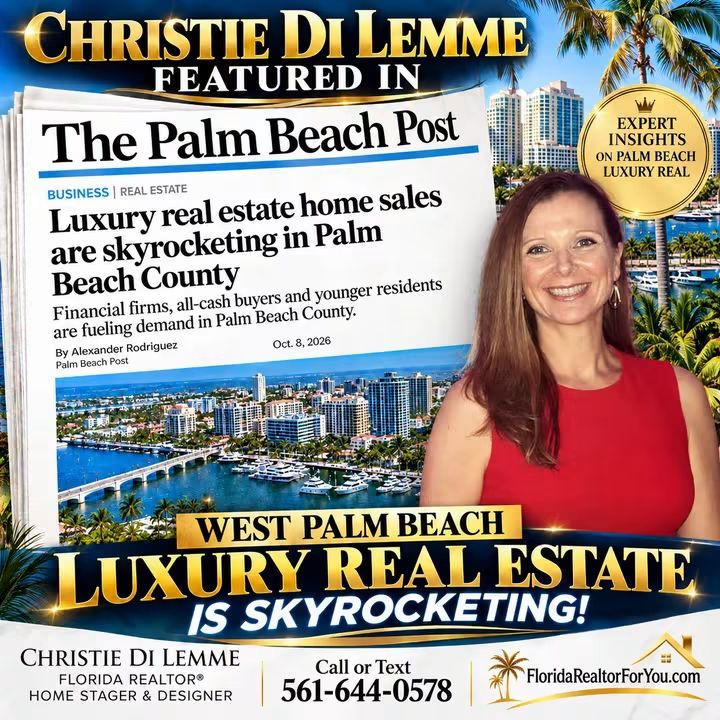 Read more about the article Featured in The Palm Beach Post: West Palm Beach Luxury Real Estate Sales Are Skyrocketing!